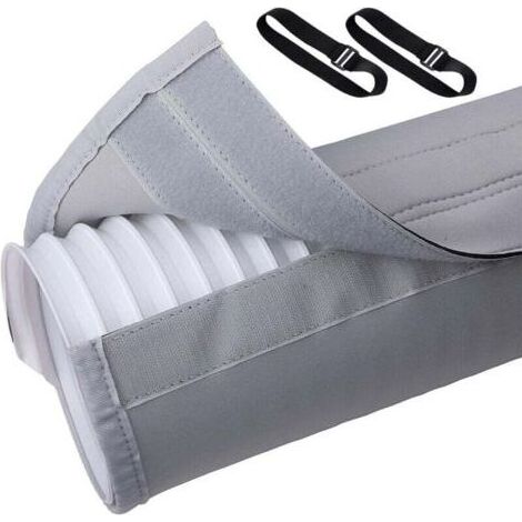 150 x 50 cm Couvercle de Tuyau de Climatisation Portable - Isolation Tuyau Climatiseur Manchon - Housse Tuyau Climatiseur Mobile,isolée, facile à installer (1/4)