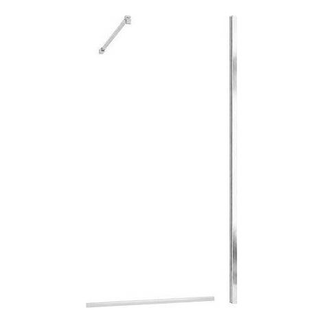 KIT COMPONENTI MAJESTIC PER WALK-IN Misura: Alluminio-Oro spazzolato