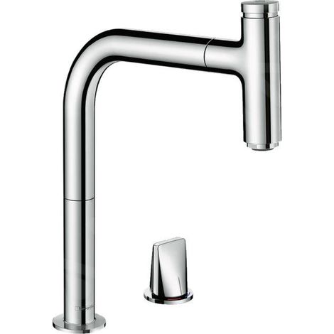 Mélangeur de cuisine EH 2L 200 METRIS SELECT DN 15, avec sBox, bec extractible chromé (1/5)