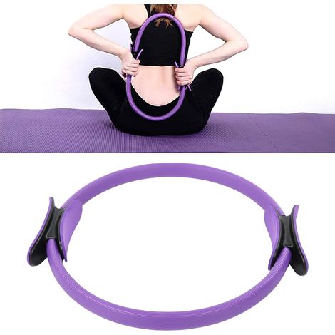 Yoga Ring, Fitness Workout Double Handle Exercise Wheel Home Exercise Equipment for Yoga, Pilates Fitness (1/5)