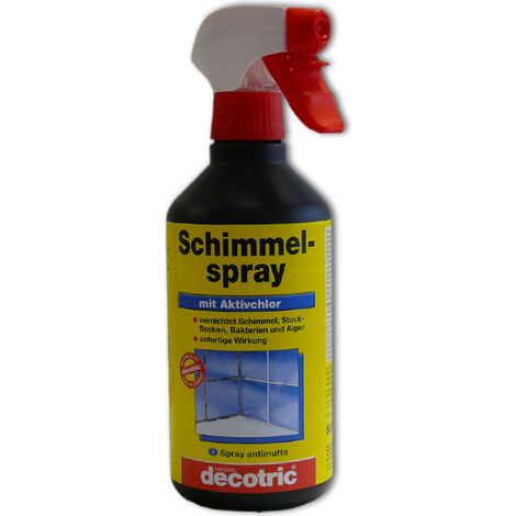 Decotric Schimmel - ANTIMUFFA ELIMINA MUFFA Spray 500 ML mufficida - CON SPRUZZINO