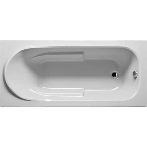 RIHO Columbia bañeras rectangulares, empotradas, 1 plaza, blanco, (1/2)