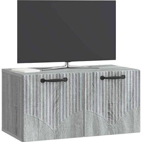 Maison Exclusive - Mobile Porta TV da Muro Grigio Sonoma 59,5 x 31 x 30 cm (1/5)