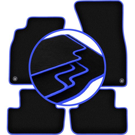 CARLUX-BLUE Autofußmatten für: Audi A4 B8 Limousine, Kombi, Avant, Allroad (2007-2015) (1/5)