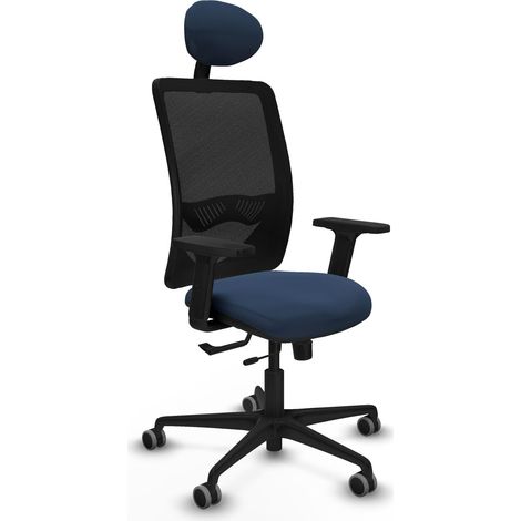 Sedia da ufficio piqueras y crespo Zulema blu navy schiuma alta densità (1/2)