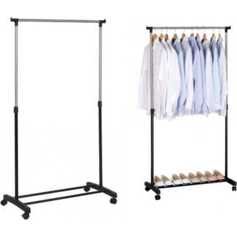 PORTE-CINTRES STRUCTURE SIMPLE EN ACIER 83.5X41.5X87/162