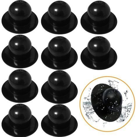 jardin piscine Lot de 10 bouchons d'étanchéité pour piscine - Prise murale - Pour accessoires de piscine Intex - Bouchon de rechange pour piscine - Bouchon (10 pack) (1/5)