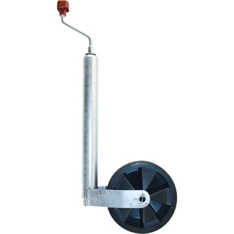 Al ko stutzrad plus 48 mm kunststofffelge vollgummireifen 215 x 65 mm 150 kg (1/2)