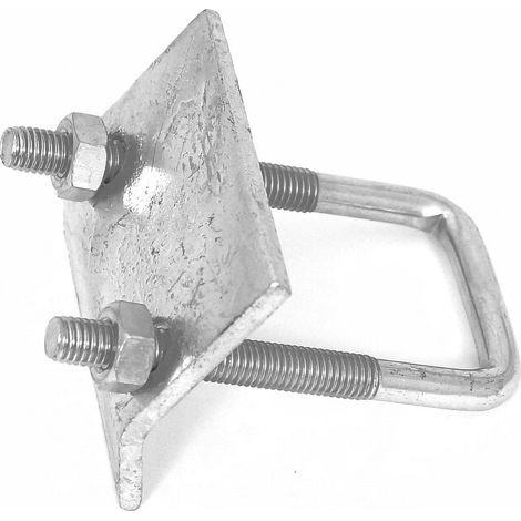 Bride pour profilé de 21 x 41mm, Acier ( Prix pour Sachet de 2 )