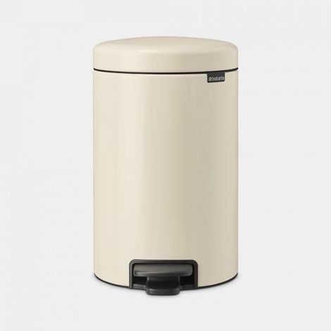Brabantia Cubo de basura beige con pedal 12 litros (1/3)