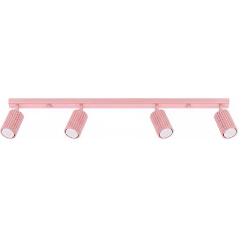 Sollux KARBON Barre de spots de plafond Karbon rose 4x GU10 (1/5)