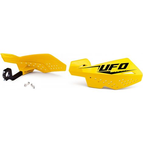 Protectores de manos UFO Viper 2 amarillos (con soportes de 22 mm)