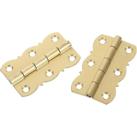 Toddmomy Lot de 2 charnières de piano en cuivre pour pupitres de musique en forme de disque (bijoux) (1/5)