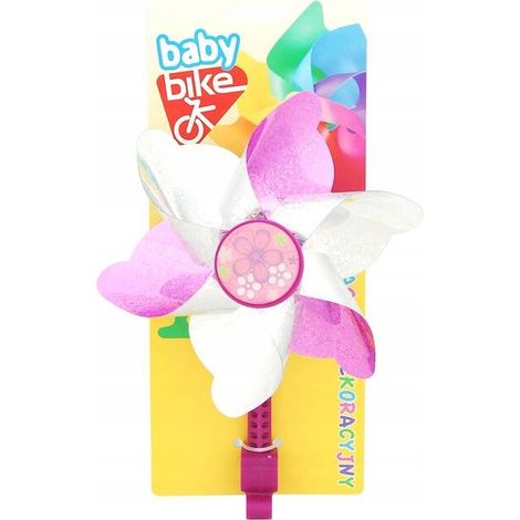 Molinillo de viento brillante para bicicleta de bebé (1 unidad).