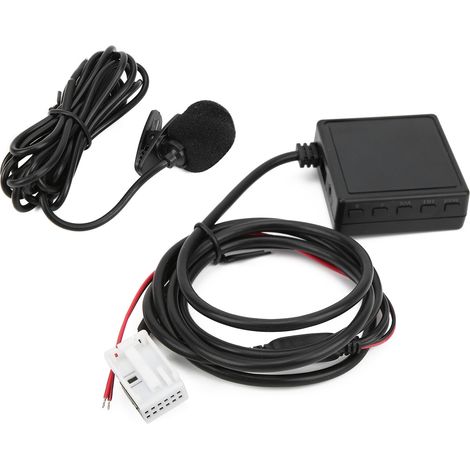 Adaptateur audio Bluetooth 5.0 AUX avec microphone mains libres pour Peugeot 307, 308, 407 et 807 (1/5)
