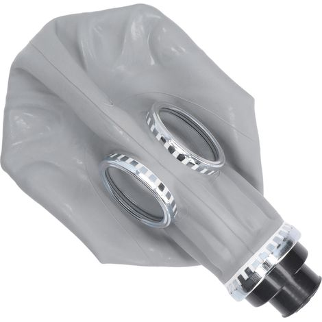 Gasmaske aus Gummi, militärischer Gesichtsschutz, Cosplay-Oberbekleidung, komplettes Set mit Schlauch und Filter, inklusive Reservoir (1/5)