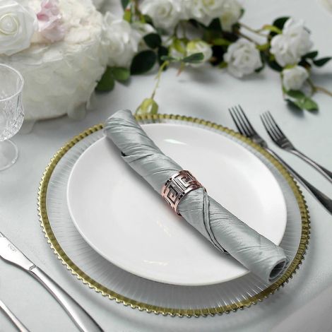 Serviette de table lavable en machine – 45 x 45 cm – pour la décoration de fête (1/4)