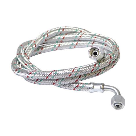 Diff – Flexible tuyau fioul coudé 90° 3/8''x1/4'' – Adaptable appareils chauffage Cuenod – Longueur 1500mm – Installation sécurisée recommandée