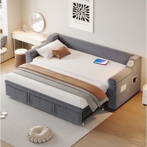 letto 90x190 camera convertibile Bluetooth salvaspazio HAVRYA (1/5)
