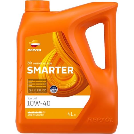 Huile moteur semi-synthétique Repsol Smarter Sport 10W40 4L MA2 4T