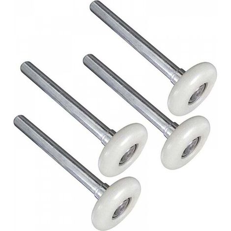 Ulisem Rouleaux de porte de garage en nylon durable de 4.5cm-12,0 cm tige (lot de 4 (rouleau de porte de garage 120MM4PCS) (1/2)
