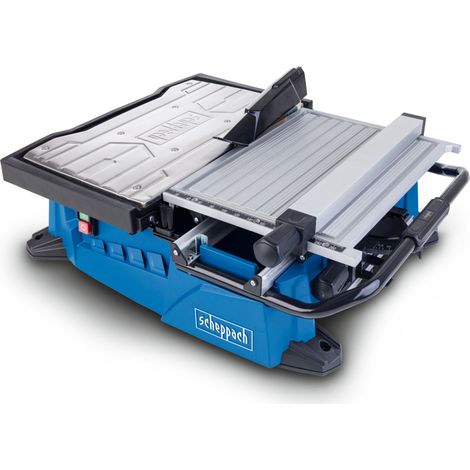 Scheppach Coupe-carrelage avec chariot coulissant WTS2000 – Coupe-carreaux – Longueur de coupe 450 mm – Moteur 900 W – Disque diamant 180 mm (1/5)