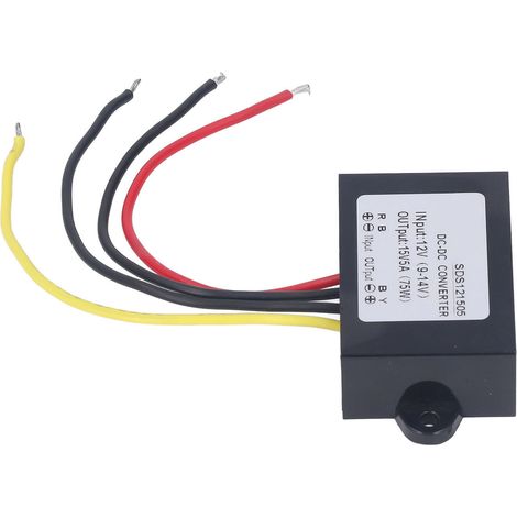 Module Élévateur DC-DC IP67 Étanche Convertisseur Step-Up Entrée 9-14V Sortie 15V (1/5)