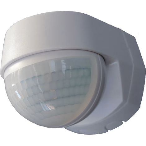 AUSSEN-BEWEGUNGSSENSOR 180° WEISS IP55 (1/2)