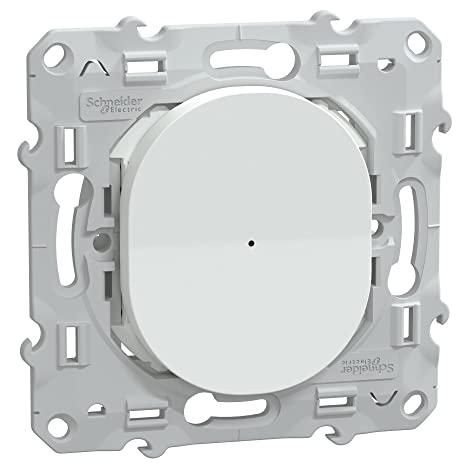 Schneider Electric Ovalis botón pulsador conectado blanco