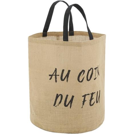 Sac Jute Naturel Au Coin Du Feu D37 - Aubry Gaspard Vannerie Nouvelle (1/4)