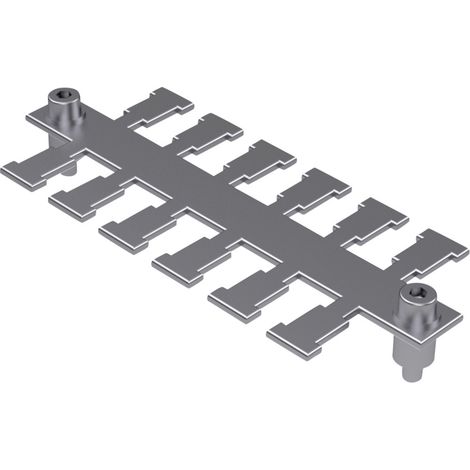 Hebotec 1041-012C Kabelabfangschiene  Edelstahl         1 St.