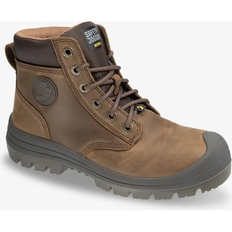 Scarpe antinfortunistiche alte Safety Jogger DAKAR EW S3 LEATHER Marrone 43