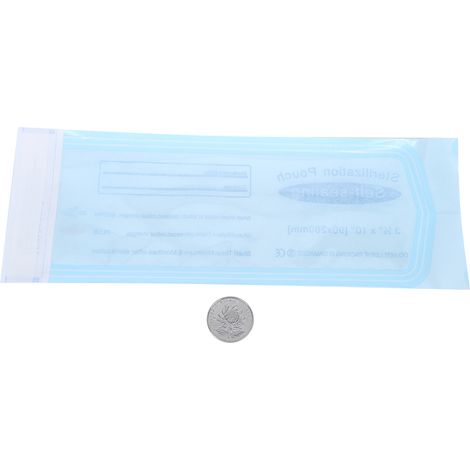 Sachets de stérilisation dentaire, sachets auto-scellants, plusieurs tailles, haute qualité, vendus par lot de 200 pour usage dentaire, GS0472890260 mm (1/5)