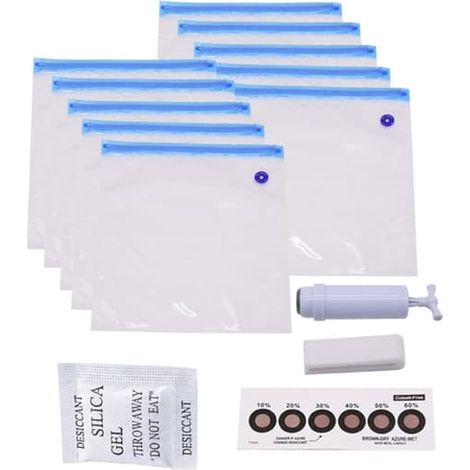 Ecleanfy - Kit de rangement sous vide pour filaments 3D : sacs de rangement hermétiques pour bobines, résistants à la poussière et à l’humidité, pour garder les filaments au sec.