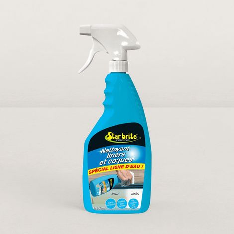 Nettoyant liners et coques piscines 650 ml – Anti-calcaire – Formule sans acide – Élimination rapide de la rouille – Starbrite