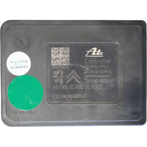 Unite Hydraulique Abs CITROEN Ds3 [PRODUIT D'OCCASION]♻️mk100ds338p