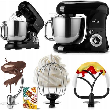 ROBOT DA CUCINA, IMPASTO PLANETARIO, 2200W, CIOTOLA DA 5L, MULTIFUNZIONALE ANTI-SCHIZZI