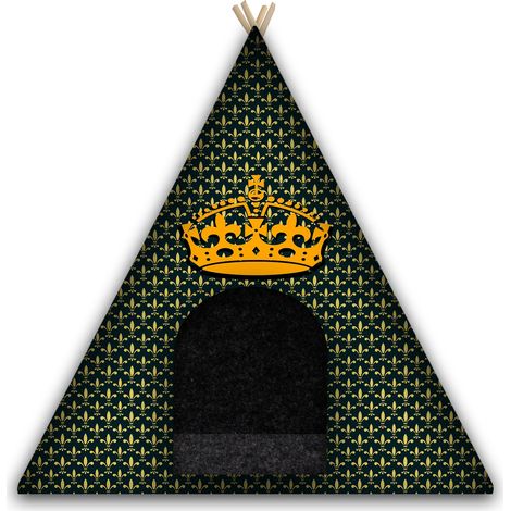 Tipi für Hund/Katze mit Kronenkissen XL (1/5)