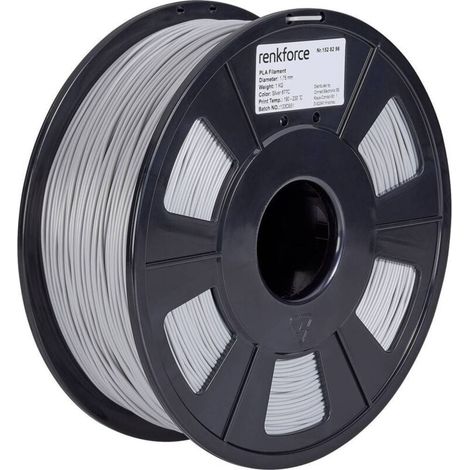 Trywise RF-4511204 Filament PLA 1.75 mm 1000 g argent 1 pc(s) A338752