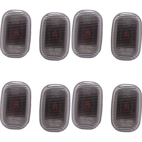 Convient aux ensembles de 8 clignotants latéraux de garde-boue automobile, compatible avec les modèles Vios AXP4 SCP4 2002-2006 et 2004-2006, numéro de pièce 81730-0D020.