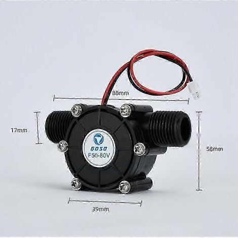 Générateur hydroélectrique 12 V 10 W CC, turbine à eau, installation hydraulique à faire soi-même - Goodblack SZRH AF