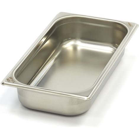 Récipient Gastronorme - GN 1/3 - Profondeur de 6,5 cm - inox - Maxima