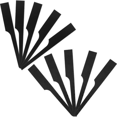Pack of 10 bimetal replacement blades for pneumatic body saws with 24 and 32 teeth (1/4)