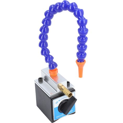 Tuyau d'arrosage magnétique 1/4po entrée 1/2po sortie 300mm support aimanté réglable pour machine (1/5)