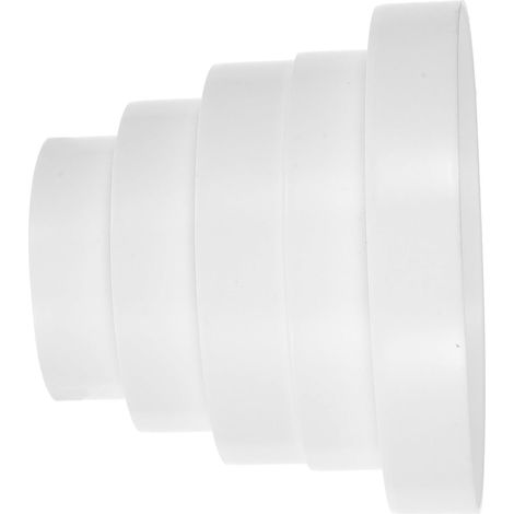 Adaptateur réducteur de conduit en ligne pour systèmes ventilation domestique, diamètre 80-150 mm, (1/5)