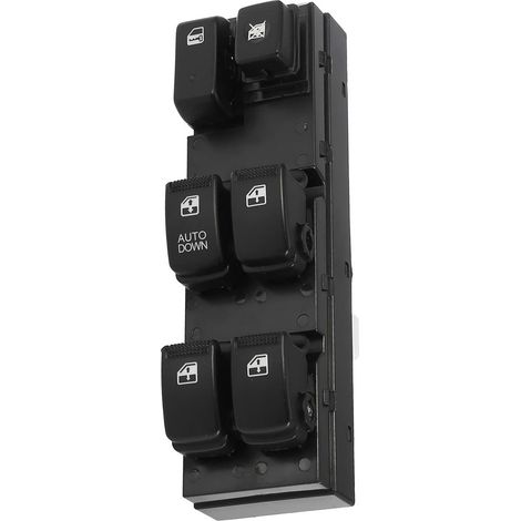 La référence 93570-EF000 s'applique aux interrupteurs de lève-vitres des véhicules Hyundai et Kia Sportage fabriqués entre 2005 et 2010. (1/4)