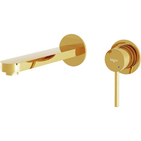 Grifo de lavabo oculto Besco Gold (1/4)