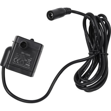 Mini pompe eau submersible pompe fontaine solaire DC 5-12 V 200 L/H aquarium aquarium fontaine chat caractéristique l'eau (1/5)