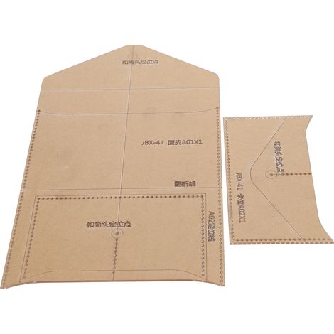 Acryl-Schablone zum Selbermachen für Beutel, Umschlagtaschen, transparente Schablone, Bastelbedarf und handgefertigte Artikel (1/5)