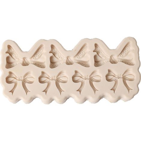 Schleifen-Seifenform, Fondant-Kuchen-Keks-Dekorationsform, Silikon-Backwerkzeug zum Selbermachen 50-788 (1/5)